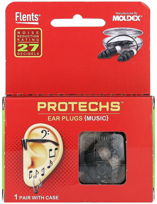 플렌츠 Protechs 이어플러그 악보 1쌍 케이스 포함 FLS-68053