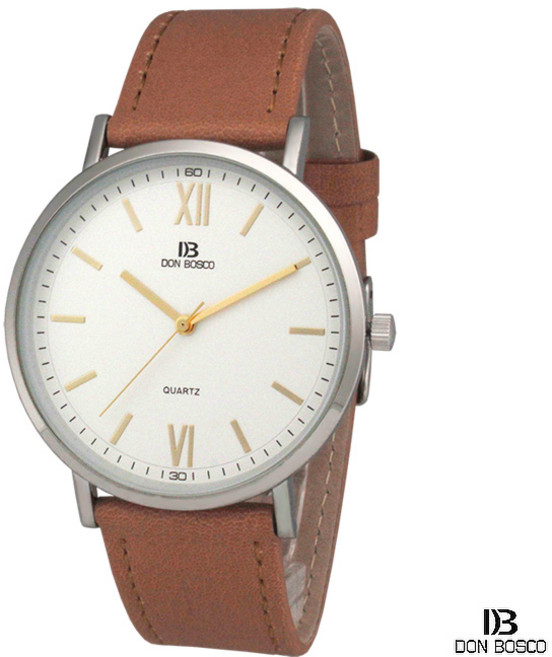 남성용 가죽시계 슬림한 남자 심플 클래식 손목시계