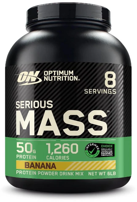 Optimum Nutrition 시리어스 매스 웨이트 게이너 단백질 파우더 비타민 C 및 아연 바닐라 12파운드(포장은 다를 수 있음), 8인분(1팩), 초콜릿, 1개 - 쿠팡