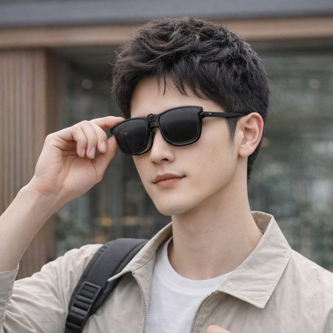 디아쿠아 안경 위에 쓰는 선글라스 자외선차단 편광 클립 덮경