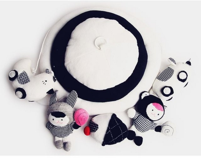 오르골 흑백모빌 요정 신생아모빌