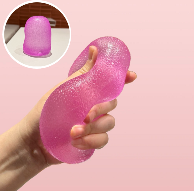 앤스토리 스트레스 완화 릴렉스 스퀴시볼, 1개, 265g, 핑크