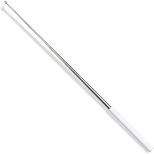 네츄럴파크 스마트 올터치 무광 지시봉 전자칠판 PPT 전기종 호환 길이조절 정전식 터치펜, 1.올터치 무광 지시봉-화이트+스트랩, 1개