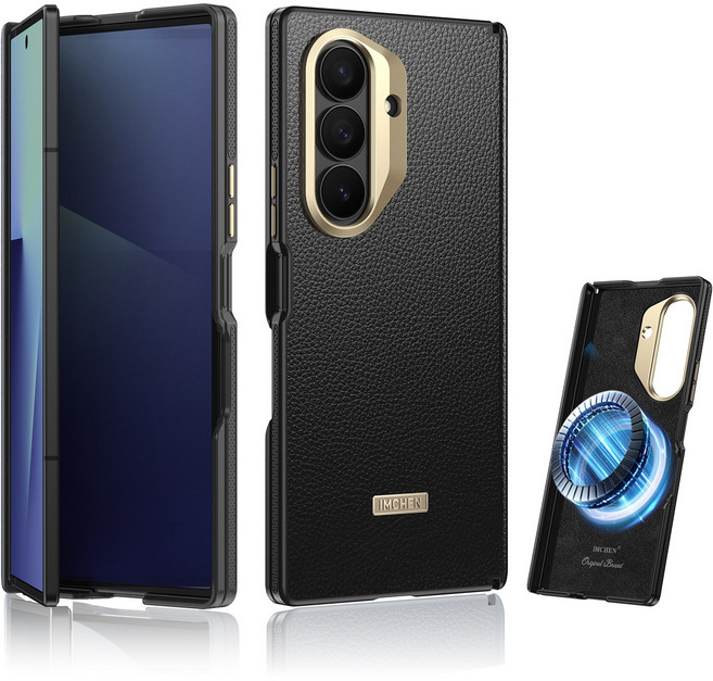 비즈니스 프리미엄 삼성 갤럭시 Z폴드7 케이스 중축 일체형 맥세이프 휴대폰 케이스 범퍼 힌지보호 풀커버