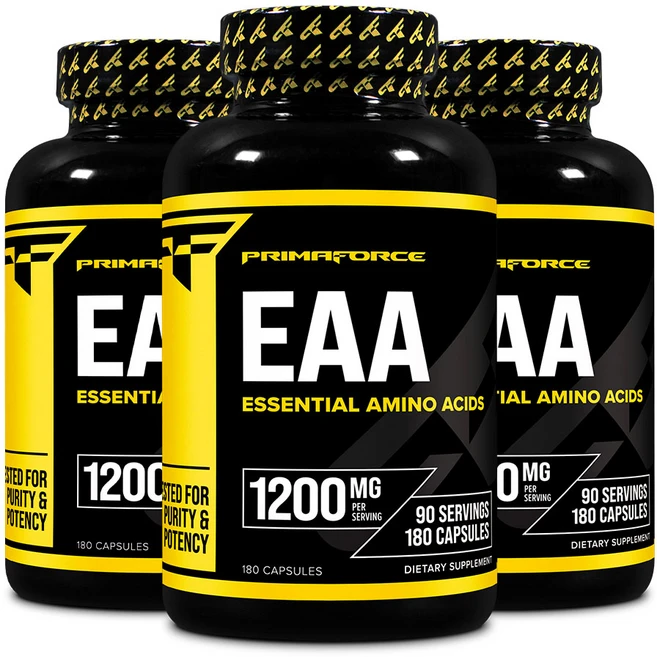 프리마포스 EAA 보충제 1200MG 180캡슐 3개, 180정 - 쿠팡