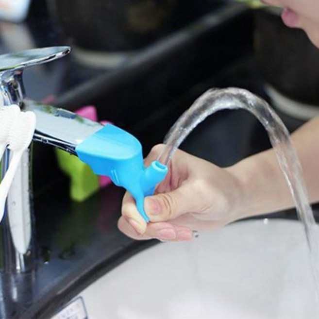 양치 수도꼭지 연장기 연장탭 듀얼포트 양치수전, 양치 수도꼭지 연장기-핑크, 1개