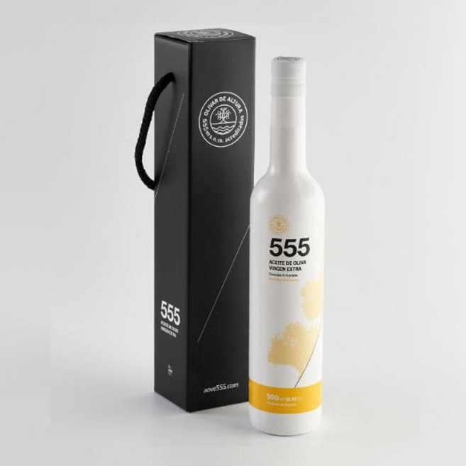 선물용 케이스 스페인 555 아르베키나 500ml 버진 엑스트라 올리브 오일, 2개
