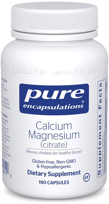 퓨어인캡슐레이션 칼슘 마그네슘 Calcium Magnesium (citrate) 180, 1개, 180정 - 쿠팡