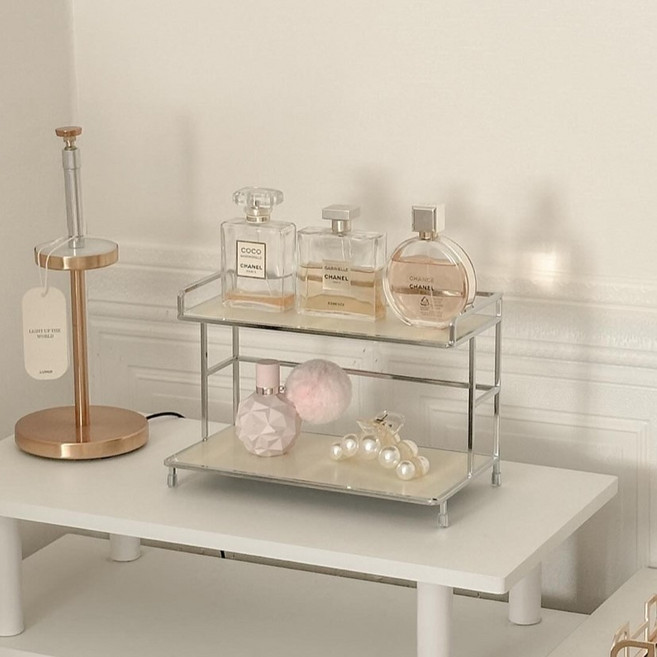 모던 향수 정리대, 크림, 1개