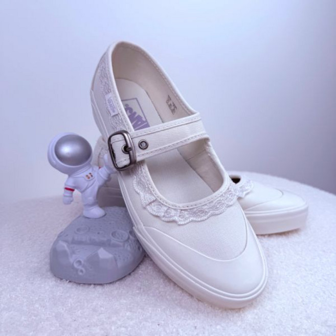 반스 단화 캔버스화 운동화 메리 제인여성 화이트 발레 슈즈 봄 여름 스니커즈 1804459