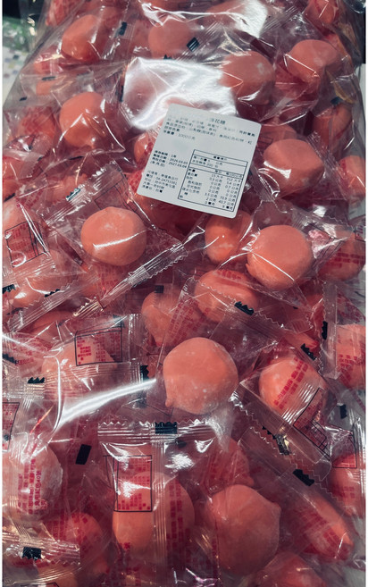 幸福食品行 草莓夾心棉花糖, 1個