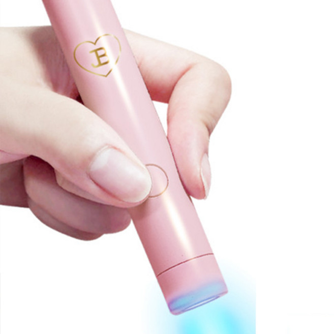 그라시아 진비 핀램프+파츠 LED UV 슈팅라이트, 핑크, 1개