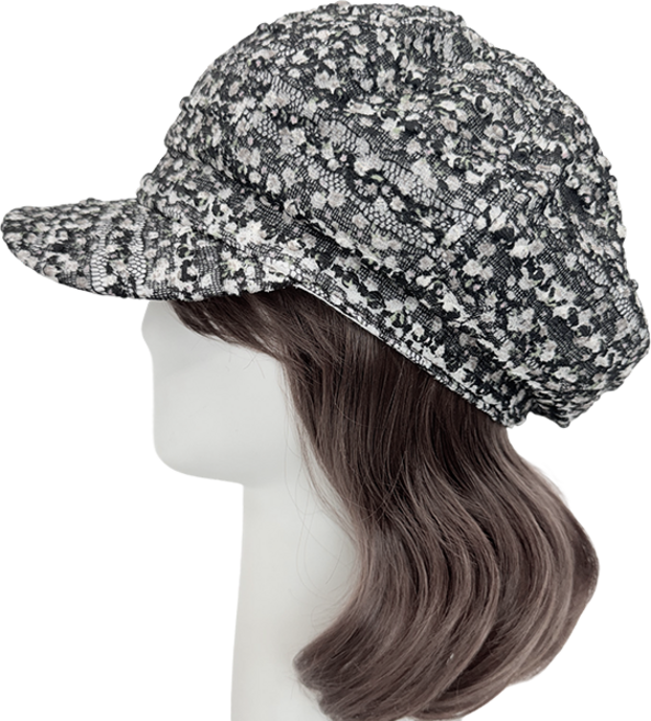 엄마짱 MHS_8746_엠보레이스 망사 베레모빵떡 캡모자 / 5060 중년여성 엄마모자 어버이날선물 여친생일 여성탈모 꾸안꾸 햇빛가리개 자외선차단 인생네컷 여성벙거지 할머니선물