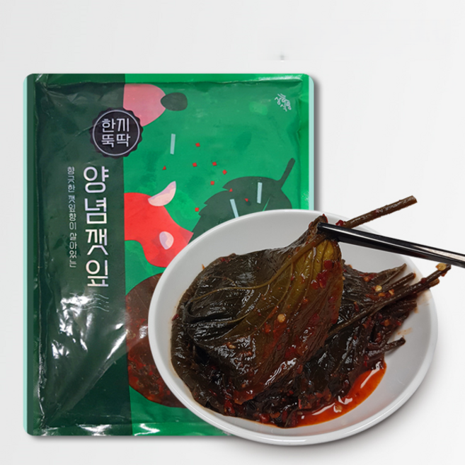 양념깻잎1kg 깻잎무침 반찬, 2개, 1kg