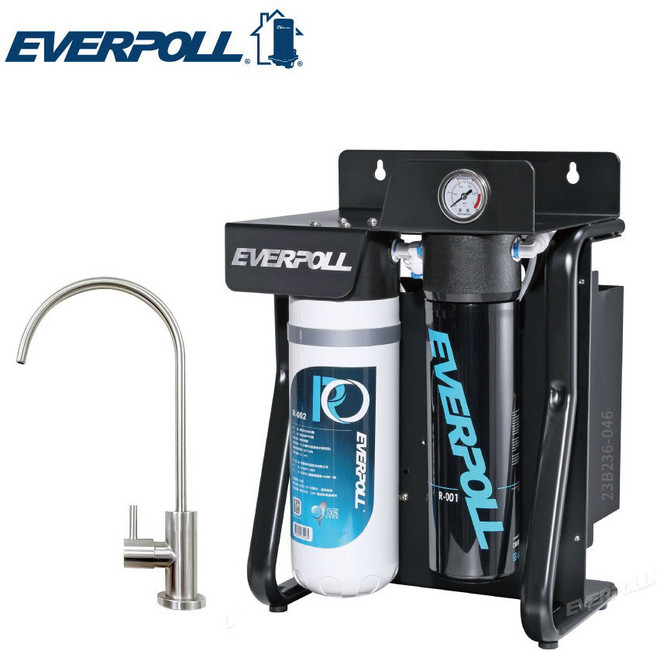 EVERPOLL RO900 直出式極淨純水設備 搭配AE120不鏽鋼淨水龍頭