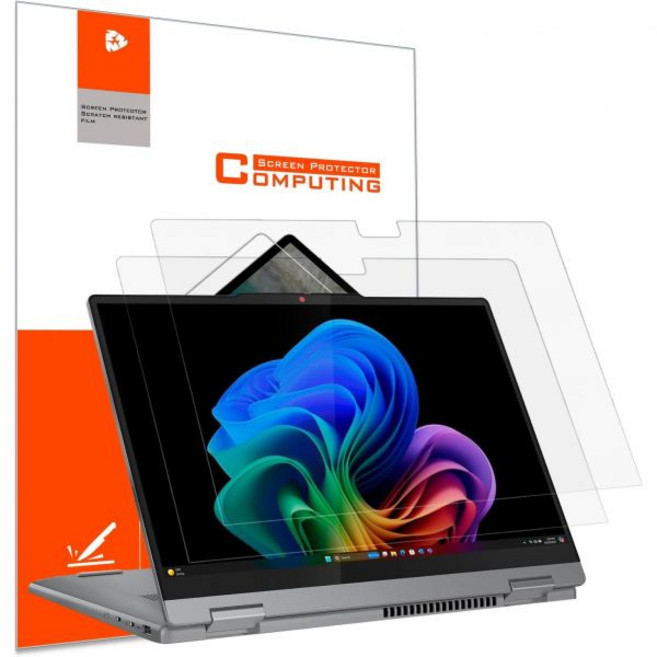 YINOVEEN 노트북필름 액정보호필름 화면보호기 Lenovo Ideapad Flex 5 / 5i 14 2-in-1 IdeaPad 5x 노트북용 YONOVEN 2팩 안티 글레어, YINOVEEN 노트북필름 액정보호필름 화면보호기 Le