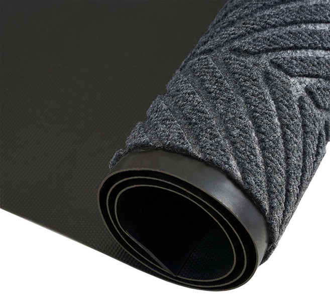 MBH 타이어 패턴 미끄럼방지매트 현관매트 업소용 출입구 바닥매트 카페트 90x300cm, 1개, 회색