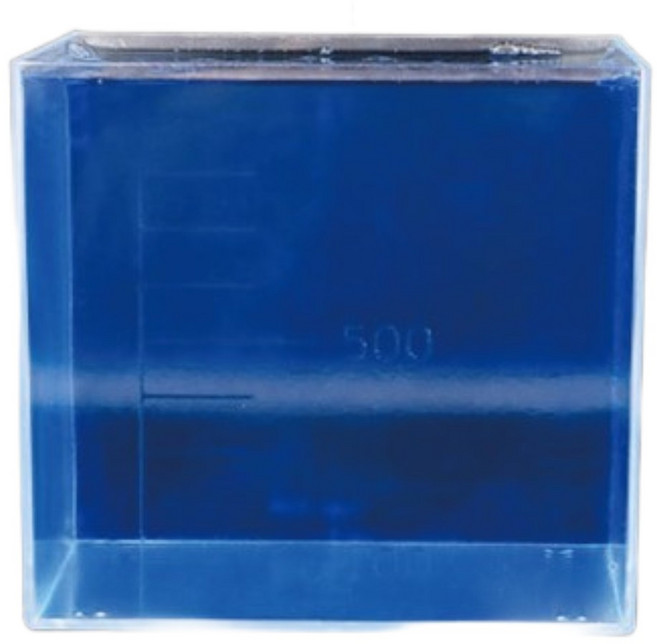 중학수학 부피와용량 측정용 투명 사각용기 1000ml 교과연계실험 실험재료 플라스틱병, 1개