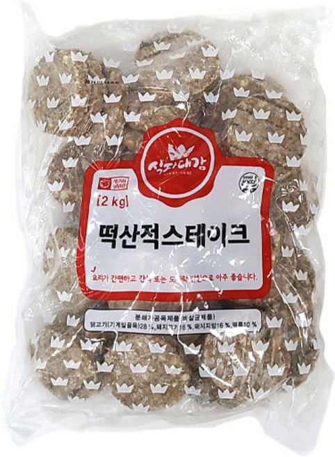 식자대감 떡산적스테이크 2KG, 1개