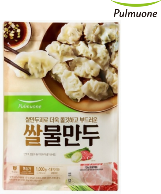 풀무원 쌀물만두 1000g, 1kg, 1개