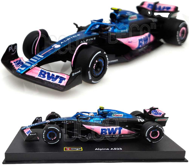 데코앤 1:43 F1 알핀 A523 레이싱 하드케이스 미니카 다이캐스트, 43하드(알핀A523), 1개