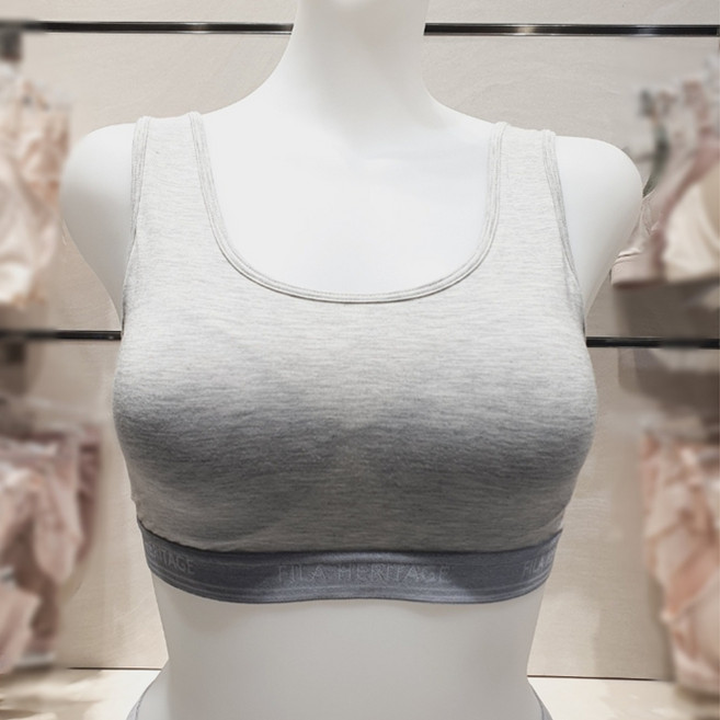 FILA 휠라언더웨어 NC터미널점 ##착용감좋은 데일리 브라탑## 여성 에센셜 베이직 브라탑 FI4ITG1644FLML