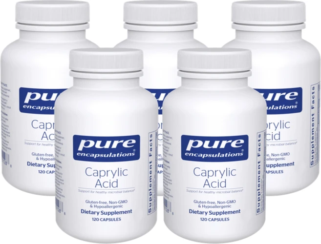 퓨어인캡슐레이션 카프릴산, 120정, 5개 - 쿠팡