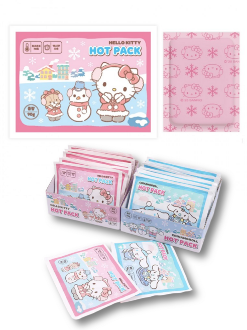 산리오캐릭터 핫팩 90g 헬로키티핫팩 낱개선택 5개/6개/10개/20개 국산 손난로핫팩 방한용품 캠핑 포켓용 중형 겨울야외활동 겨울나들이 출근길 등교길 겨울필수준비물 산리오핫팩, 5개