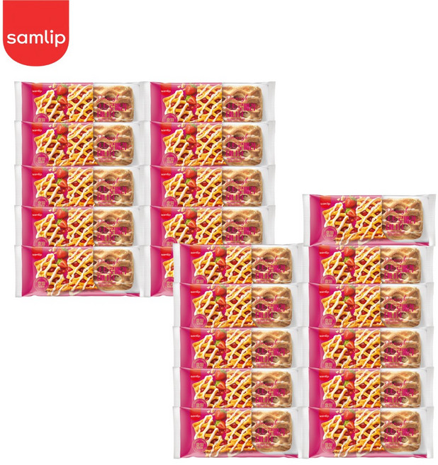 삼립 스트로베리데니쉬 100g x 8봉, 21개