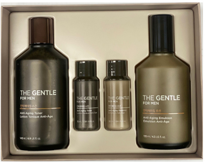 더페이스샵 더젠틀 포맨 안티에이징 2종세트 (스킨145ml+로션135ml), 1세트