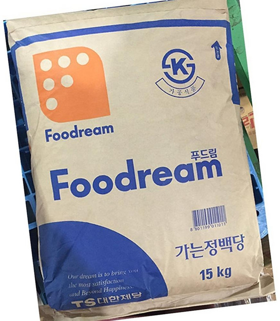 푸드림 백설탕 15kg 업소용 대용량설탕, 1개
