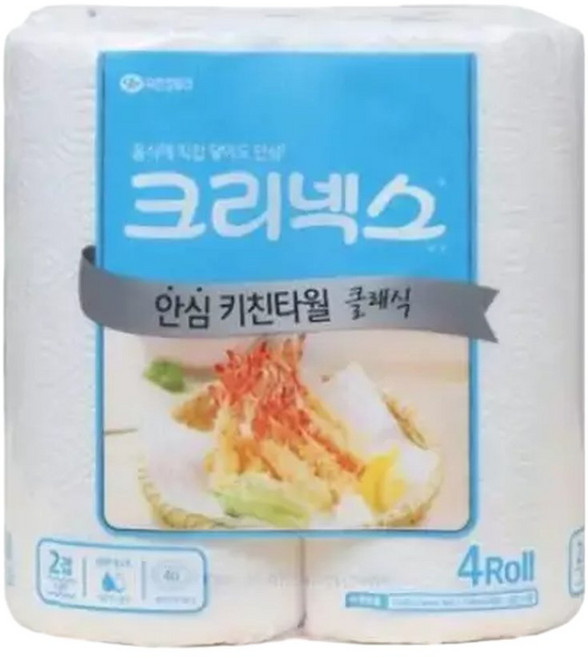 주방화장지 크리넥스 키친타올 KLX 안심 클래식 (150매) (4롤), 150매, 4개
