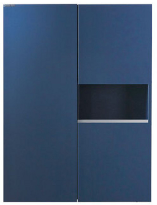 히든바스 욕실 상부장 (600x800) 더피치 비규격상담가능 수건장 욕실수납장, 다크블루, 1개