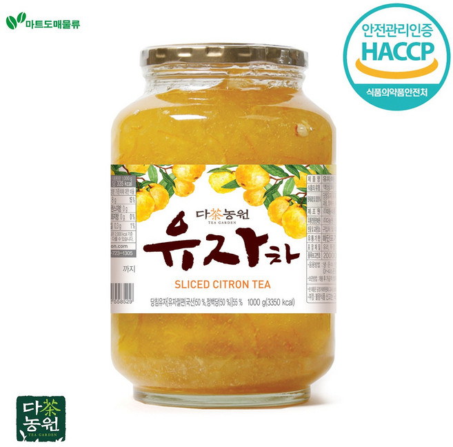 다농원 유자차, 1kg, 1개입, 1개