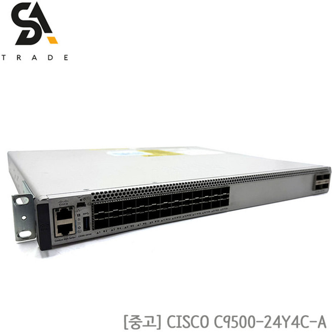 중고) CISCO C9500-24Y4C-A 24포트 스위칭허브