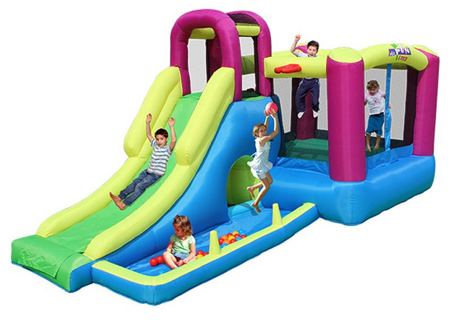 5710 롱슬라이드 에어바운스 - 미니 홈 에어바운스-KC인증 국내무료배송 관부가세없음, 1개