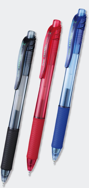 Pentel 飛龍 日本製 急速鋼珠筆 按壓款, 日本製 鋼珠筆【0.5-藍色】1盒12支, 1套