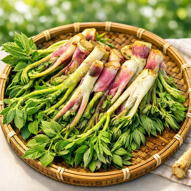 제철 봄나물 남해 땅두릅 국내산 자연산 두릅장아찌, 1kg, 1개