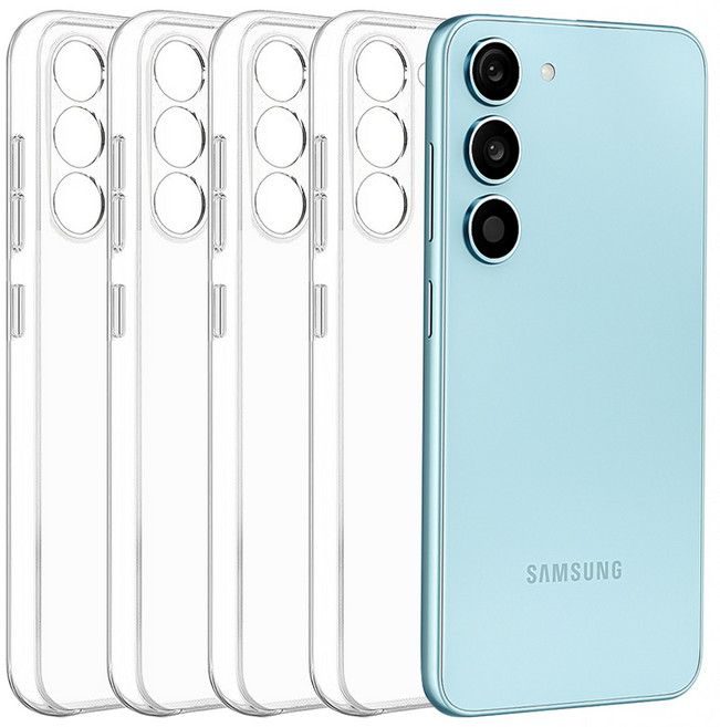 아이엔조이 슬림 카메라 보호 젤리 투명 케이스 4개