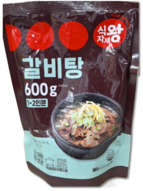 식자재왕 갈비탕, 600g, 20개