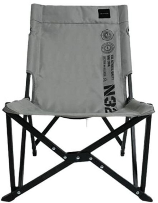 카즈미 캠핑 의자 야외 낚시 의자 릴렉스 체어 그레이