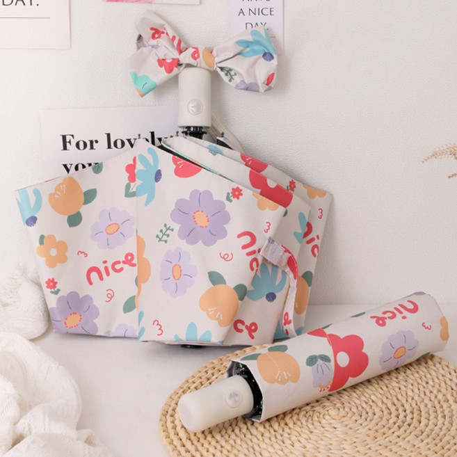 풀플라워 8K 튼튼한 3단 자동우산 110cm 예쁜우산 3단자동우산