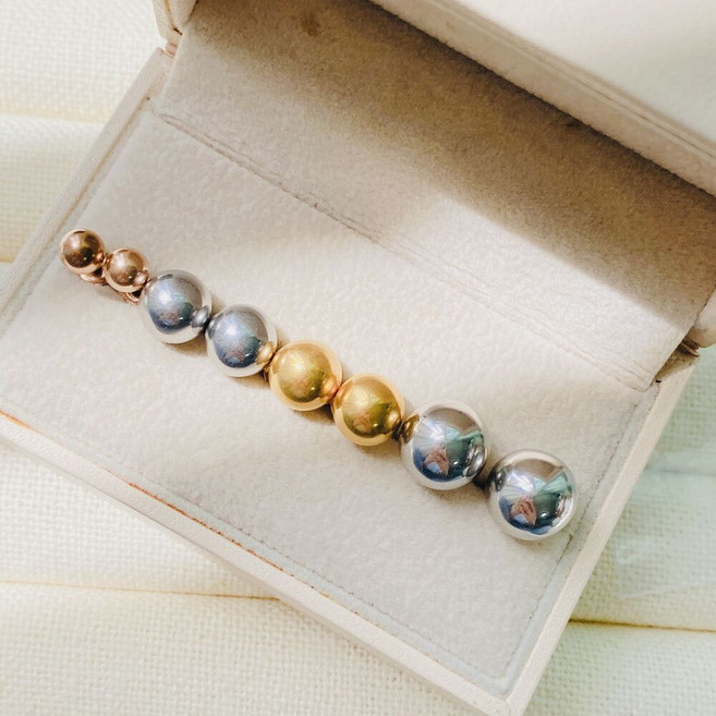 3color [써지컬스틸] 데일리 볼 귀걸이 ( 3mm 4mm 5mm 6mm 8mm 10mm)