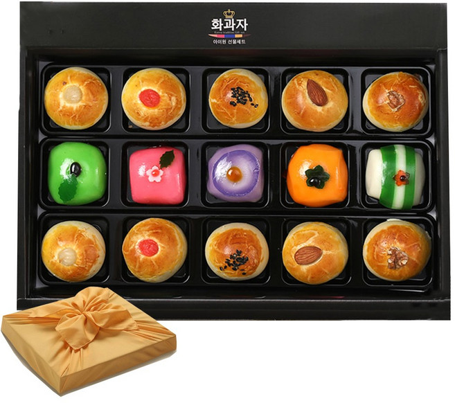 엠케이크 아이원 만주 10구 화과자 5구 혼합 선물세트 [냉매포장 별도구매상품], 1개, 625g