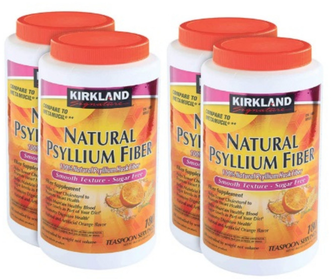 Kirkland 커클랜드 내츄럴 무설탕 실리움 화이버 180 x 4개, 180정