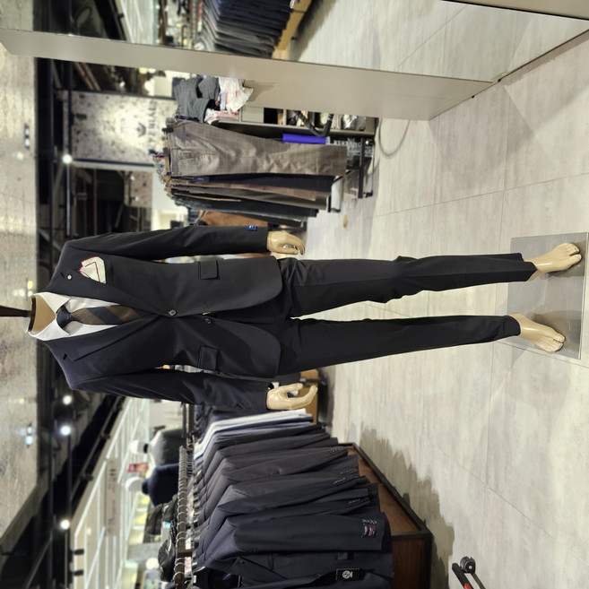 STCO 에스티코 Tech-Poly 사방스판 에센셜 슬림핏 정장 세트 네이비 SSJVZ22SSN nc청주점