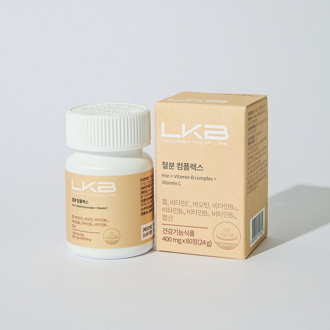 LKB 철분 컴플렉스 [30일분], 4개, 24g
