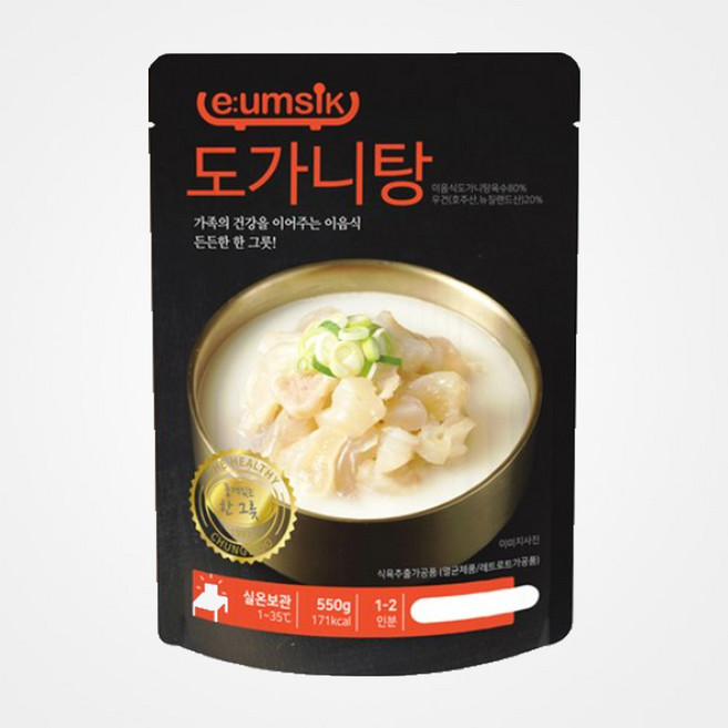 청우식품 이음식 도가니탕, 550g, 15개