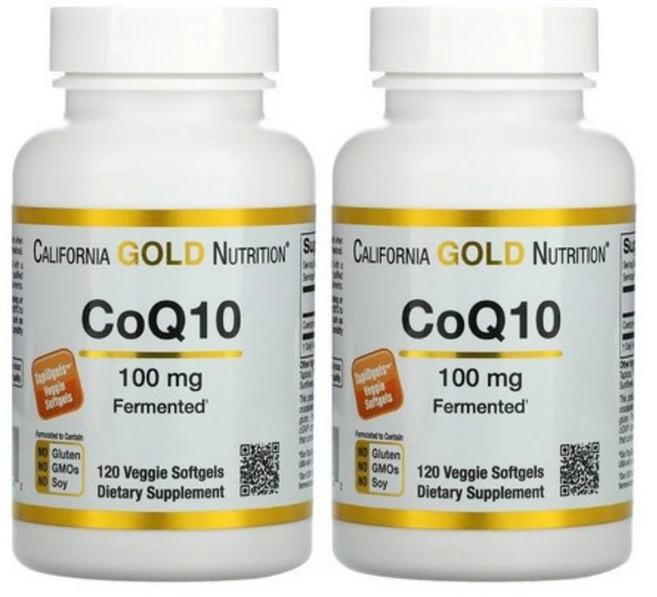 캘리포니아 골드 뉴트리션 CoQ10 100mg 베지 소프트젤 30, 120정, 2개 - 쿠팡