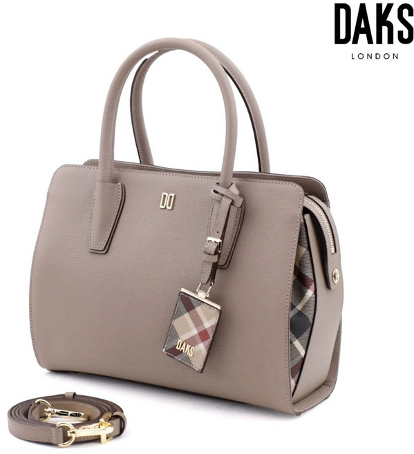 [백화점 선물포장] 닥스 토트백 여성 명품 소가죽 핸드백 크로스 겸용 헤리티지 베이지 734